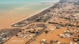تصاویر هوایی تکان‌دهنده از مناطق غرق شده در عمان