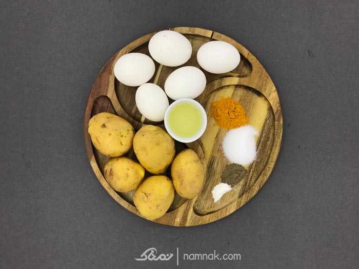 طرز تهیه کوکو سیب زمینی پخته