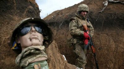 استتار فوق العاده سربازان اوکراین در میان جنگل+ فیلم