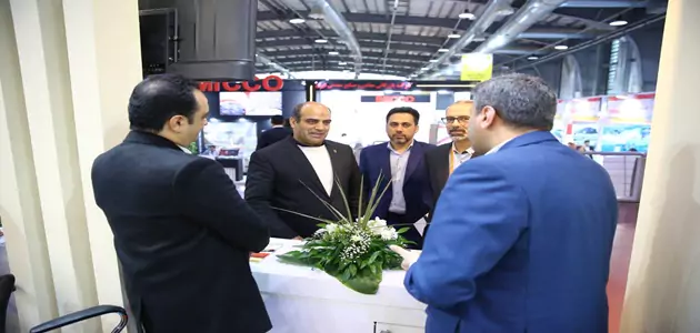 حضور اعضای هیات مدیره و هیات عامل در غرفه بانک ملی ایران در بیستمین دوره نمایشگاه بین‌المللی ایران متافو