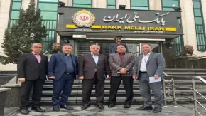بازدید قائم مقام مدیر عامل بانک ملی ایران از شعبه مستقل سعدی