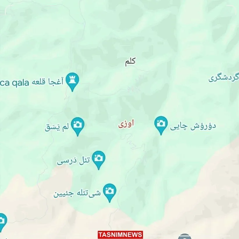 محل دقیق سانحه بالگرد حامل رئیسجمهور