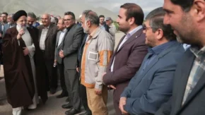 آخرین تصویر رئیسی پیش از پرواز با بالگرد به سمت تبریز