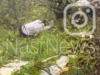 اولین تصویر از پیکر جانباختگان حادثه سقوط بالگرد حامل رئیس‌ جمهور| موتورسواران به جنازه ها رسیدند