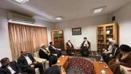 رئیسی در دیدار آیت الله سبحانی
