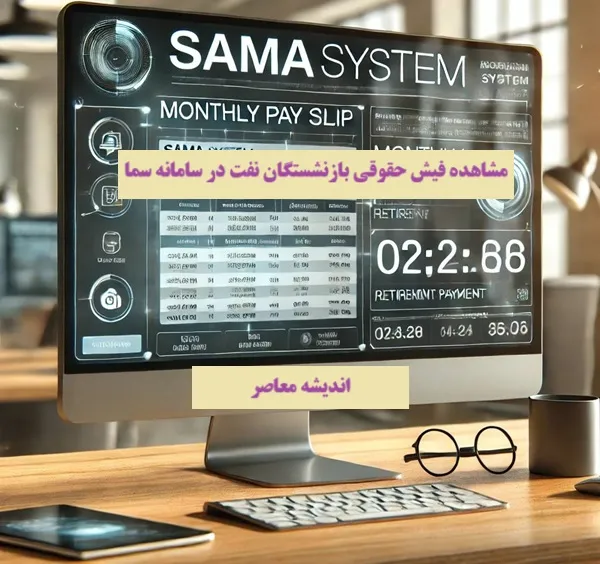 مشاهده فیش حقوقی بازنشستگان نفت در سامانه سما