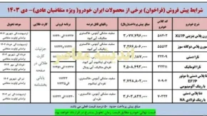 ثبت نام ایران خودرو دیماه 1403