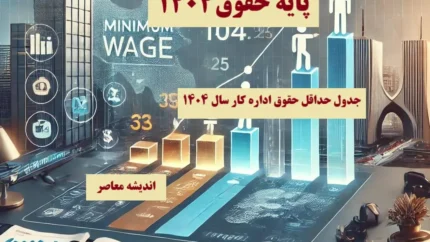 جدول حداقل حقوق اداره کار سال 1404