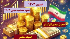 حداقل و حداکثر عیدی کارگران در ۱۴۰۴ چقدر است؟