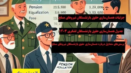 چرا دریافت فیش حقوقی بازنشستگان نیروهای مسلح با کد ملی اهمیت دارد؟