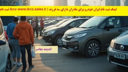 ثبت نام ikco www.ikco.sales.ir | لینک ثبت نام ایران خودرو برای مادران دارای سه فرزند