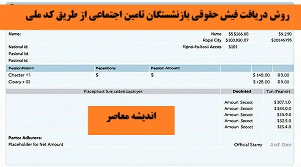 آخرین وضعیت صدور فیش حقوق بازنشستگان/صدور فیش حقوق بازنشستگان تامین اجتماعی از ماه بعدی