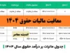 محاسبه مالیات حقوق 1404/ ارسال لیست مالیات حقوق+ نحوه ارسال لیست مالیات حقوق ۱۴۰۴