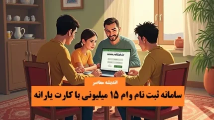 سامانه ثبت نام وام ۱۵ میلیونی با کارت یارانه