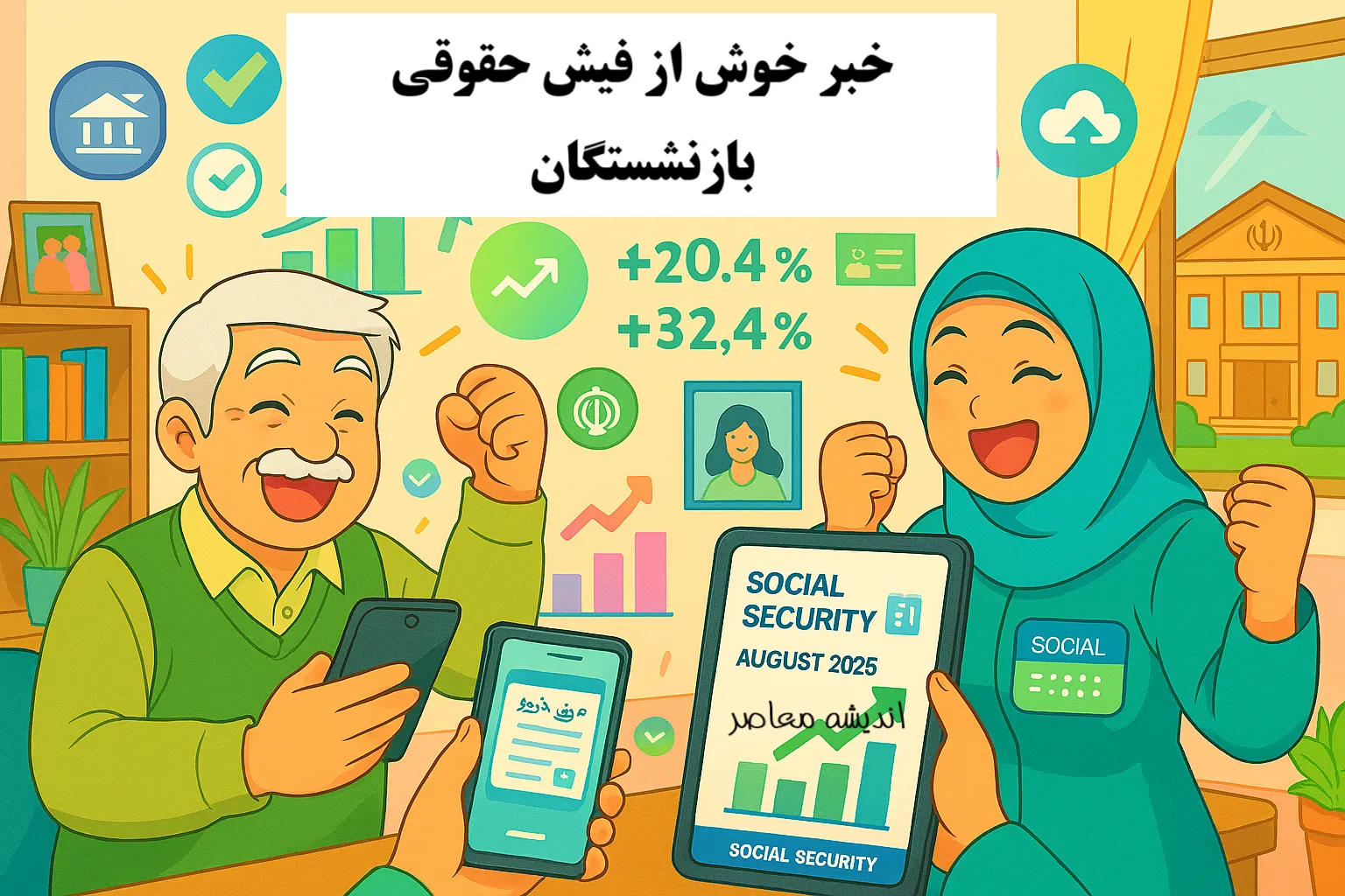 دریافت فیش حقوقی بازنشستگان از طریق اپلیکیشن تامین من