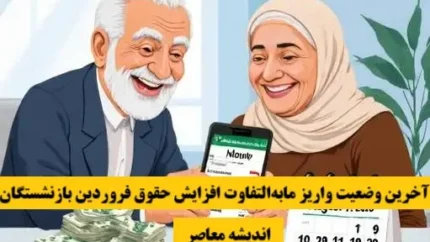 آخرین وضعیت واریز مابه‌التفاوت افزایش حقوق فروردین بازنشستگان تامین اجتماعی | خبر فوری از پرداخت ۱۹ مرداد ۱۴۰۴ | جزئیات مبلغ و مشمولان