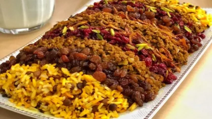 طرز تهیه عدس پلو نذری با گوشت چرخ‌کرده ویژه ماه رمضان / دستور پخت کامل عدس پلو نذری با گوشت برای سفره رمضان