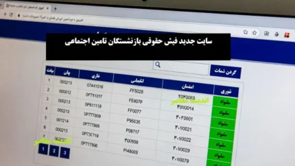 سایت جدید فیش حقوقی بازنشستگان تامین اجتماعی+ لینک ورود