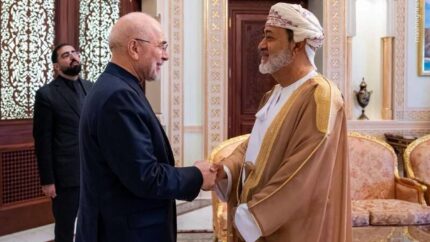 قالیباف با سلطان عمان دیدار کرد