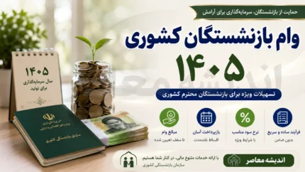 وام بازنشستگان کشوری ۱۴۰۵ | وام ۷۵ میلیونی به حساب این بازنشستگان واریز می شود؛ جزئیات اقساط، ثبت نام و نتایج
