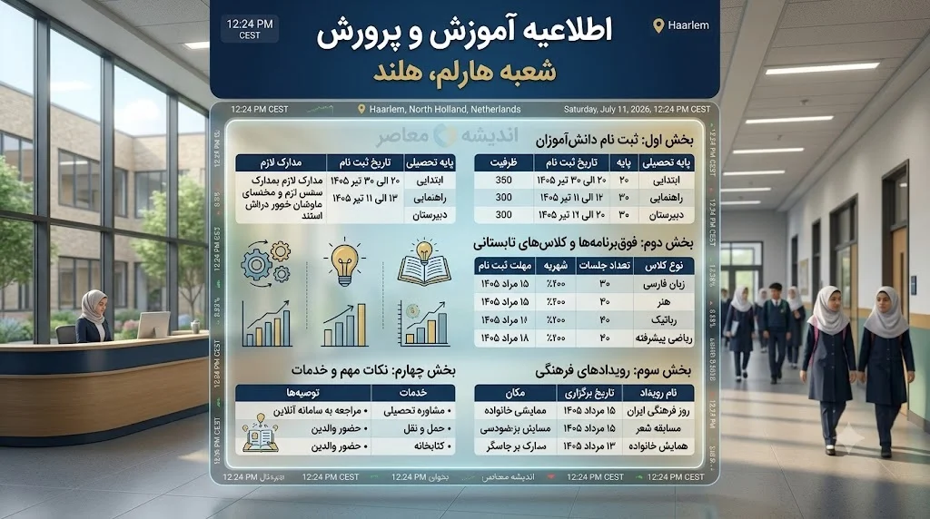 اعلام فرصت جدید ثبت نام ایجاد سابقه تحصیلی | مهلت مجدد برای داوطلبان کنکور ۱۴۰۵ اعلام شد / ثبت نام غیرحضوری؛ یک بار در سال و همزمان با امتحانات خرداد