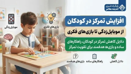 دکتر پریسا کربلایی حسنی: افزایش تمرکز در کودکان: از موبایل‌زدگی تا بازی‌های فکری / دلایل کاهش تمرکز در کودکان، راهکارهای ساده و بازی‌های هدفمند برای تقویت تمرکز.