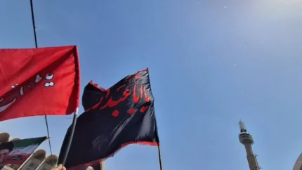 تشییع رهبر شهید. مصلی تهران