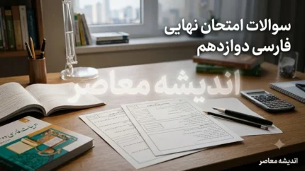 سوالات امتحان نهایی فارسی دوازدهم