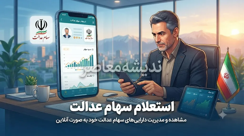 استعلام سهام عدالت با کد ملی | نحوه مشاهده وضعیت سهام عدالت و ارزش دارایی | راهنمای کامل دریافت اطلاعات سهامداران