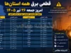 جدول قطعی برق امروز تهران جمعه ۲۶ تیر ۱۴۰۵ | ساعت خاموشی مناطق تهران اعلام شد؟ | نحوه استعلام زمان قطع برق