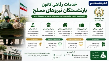 خدمات رفاهی کانون بازنشستگان نیروهای مسلح | شرایط دریافت تسهیلات و مهمانسراها | جزئیات بیمه، وام و خدمات درمانی