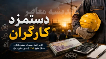 جدیدترین جدول حقوق کارگران در ۱۴۰۵ | مقایسه کامل دستمزد کارگران در سال ۱۴۰۴ و ۱۴۰۵ | افزایش ۶۰ درصدی پایه حقوق و جزئیات مزایا