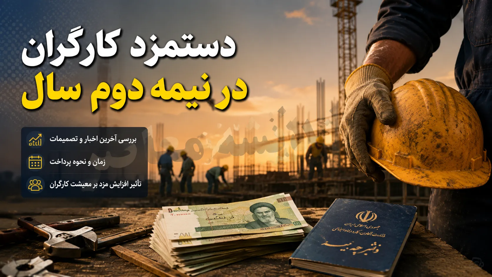 حقوق و دستمزد کارگران در نیمه دوم سال ۱۴۰۵ | آیا حقوق کارگران دوباره افزایش می یابد؟ | آخرین خبر از ترمیم دستمزد