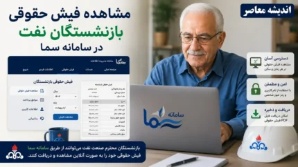 مشاهده فیش حقوقی بازنشستگان نفت در سامانه سما | ورود به سایت sama.oipf.ir | راهنمای دریافت فیش حقوقی و احکام