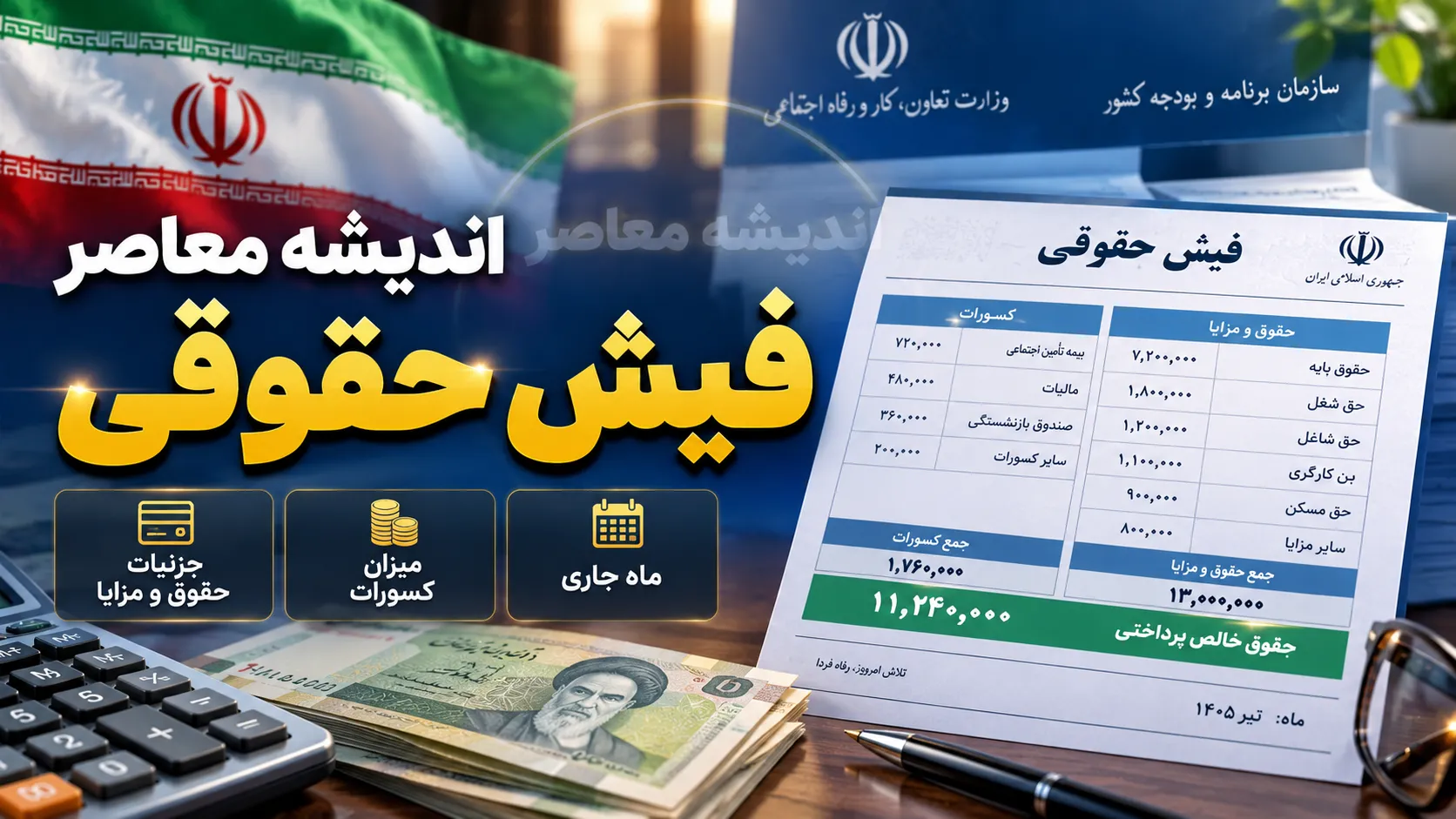 سریع ترین راه دانلود فیش حقوقی بازنشستگان مرداد ۱۴۰۵ | دانلود فیش حقوقی بازنشستگان با کد ملی | لینک مستقیم دریافت فیش حقوقی تامین اجتماعی، کشوری و لشکری