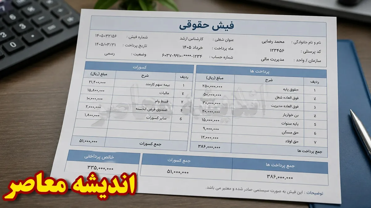 فیش حقوقی بازنشستگان تامین اجتماعی ۱۴۰۵ | زمان بارگذاری فیش حقوقی تیرماه | نحوه دریافت فیش با کد ملی