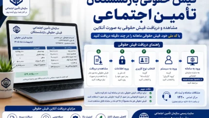 فیش حقوقی بازنشستگان تامین اجتماعی | دریافت فیش حقوقی بازنشستگان تامین اجتماعی با کد ملی | راهنمای ورود به سامانه فیش حقوقی تامین اجتماعی ۱۴۰۵