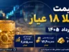 طلا امروز گرمی چند است؟ | قیمت طلای ۱۸ عیار امروز چهارشنبه ۱۱ شهریور ۱۴۰۵ اعلام شد + جدول قیمت طلا و سکه