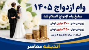 مشاهده وضعیت وام ازدواج با کد رهگیری در ۸ مرداد ۱۴۰۵ | استعلام وام ازدواج در ve.cbi.ir | آموزش پیگیری درخواست وام ازدواج