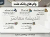وام های بانک ملت | معرفی کامل وام های بانک ملت ۱۴۰۵ | شرایط دریافت تسهیلات، مبلغ و بازپرداخت