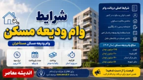 مبلغ وام ودیعه مسکن ۱۴۰۵؛ تهران ۳۶۵ میلیون، مراکز استان‌ها ۲۸۰ میلیون تومان + اقساط ۱۰ میلیونی برای تهرانی‌ها
