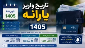زمان دقیق واریز یارانه تیر ۱۴۰۵ اعلام شد؛ مبلغ واریزی برای دهک‌ های اول تا سوم + جدول / حساب این گروه از خانوارها فردا شارژ می‌شود؛ مبلغ یارانه ۳ دهک اول و مستمری مددجویان اعلام شد