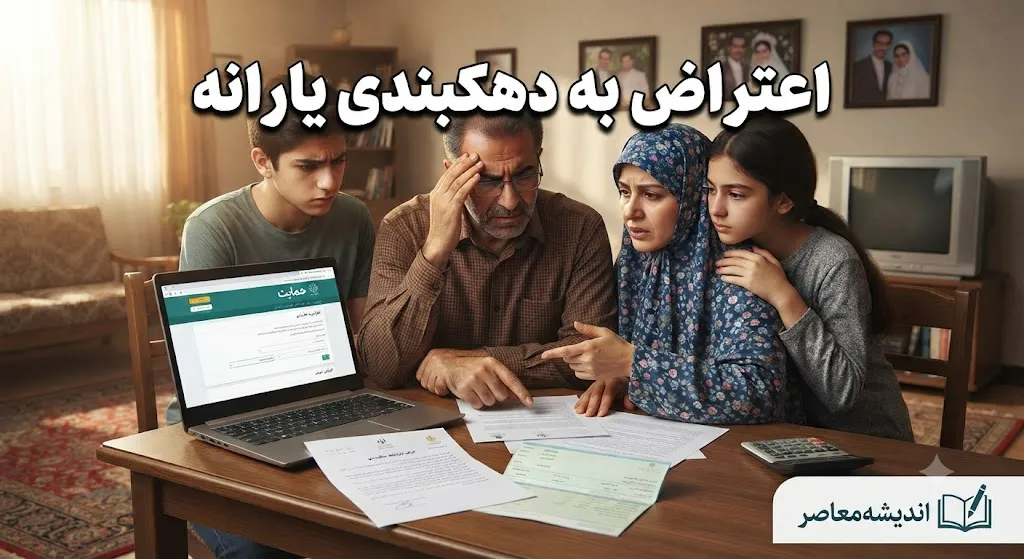 لینک ورود به سامانه اعتراض به دهک‌بندی یارانه