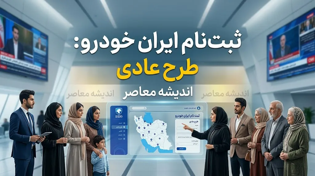 ثبت نام طرح عادی ایران خودرو از کدام سایت انجام می‌شود؟