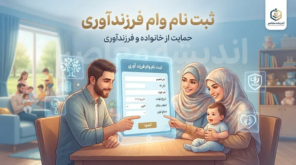 سامانه ثبت‌نام وام فرزندآوری ۱۴۰۵