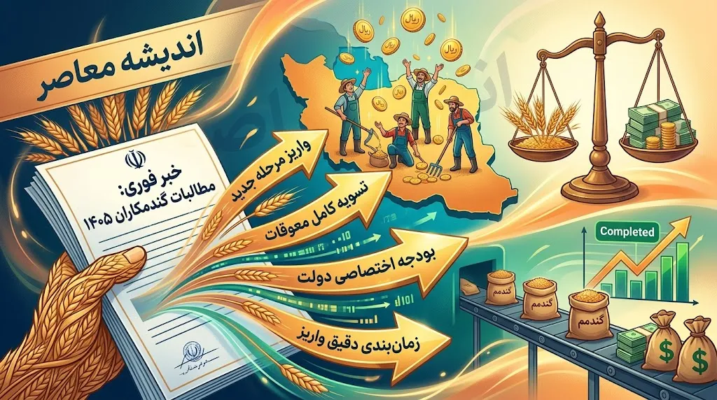 آخرین خبر از مطالبات گندمکاران در ۲۷ مرداد ۱۴۰۵ | پرداخت ۲۲۰ همت انجام شد؛ بیش از ۴۰ درصد پول گندمکاران هنوز باقی مانده است