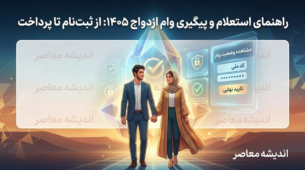 استعلام وام ازدواج ۱۴۰۵ | راهنمای کامل پیگیری وام ازدواج با کد رهگیری و مشاهده وضعیت درخواست