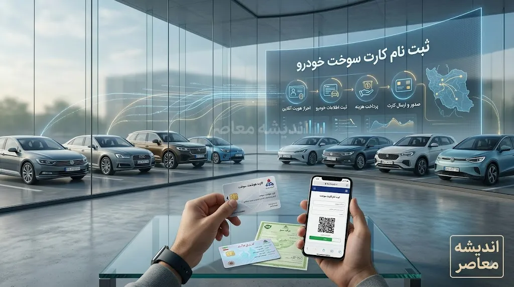 ثبت نام کارت سوخت خودرو ۱۴۰۵ | سامانه درخواست کارت سوخت، مدارک لازم و نحوه پیگیری