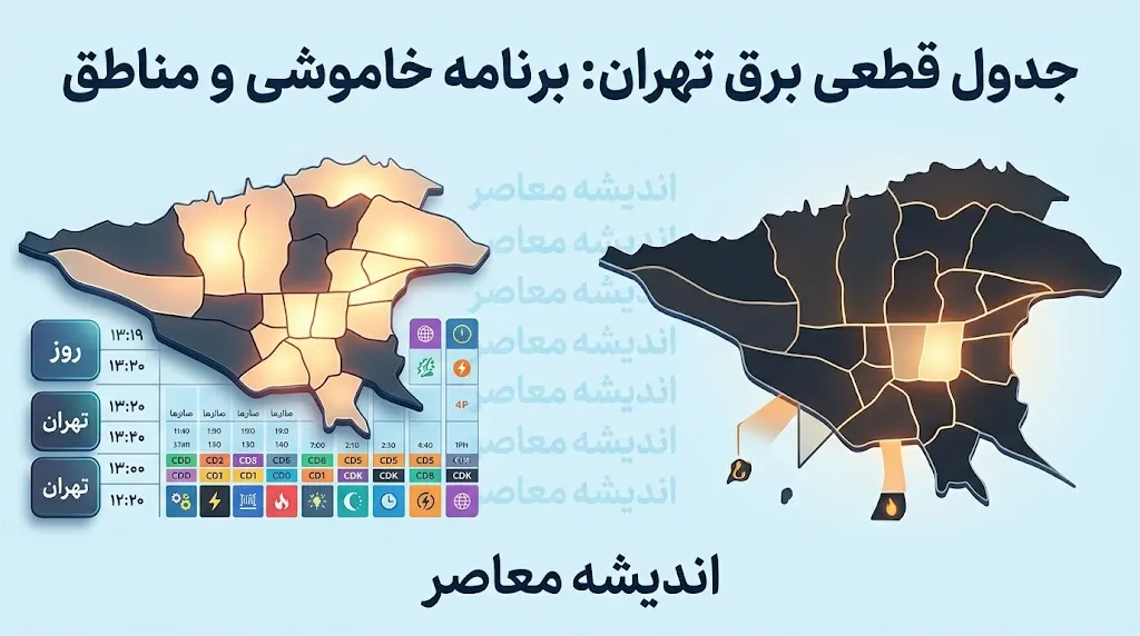 جدول قطعی برق تهران سه شنبه ۲۷ مرداد ۱۴۰۵؛ ساعت خاموشی مناطق تهران اعلام شد + لینک استعلام