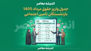 جدول واریز حقوق مرداد ۱۴۰۵ بازنشستگان تامین اجتماعی | زمان دقیق پرداخت حقوق بازنشستگان و فیش حقوقی مرداد